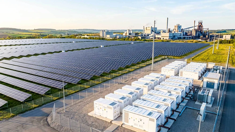 Industrielle Batteriespeicheranlage